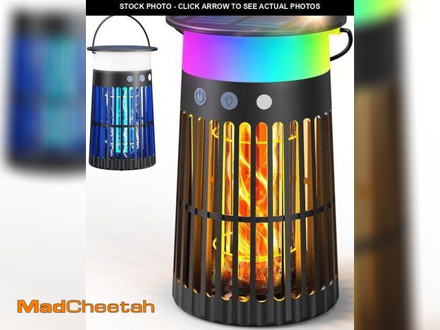 Lot 74-12052279 - Solar Bug Zapper Outdoor Waterproof, 4 in 1 Solar Mosquito Zapper Outdoor, Cordless Solar Fly Zapper...