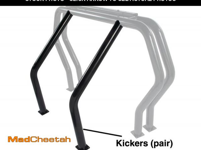 Lot 74-12292844 - 83-11 Ranger/86-00 Mazda B-series Kickers Bed Bars-black - UNUSED