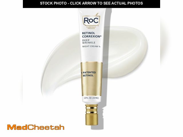 Lot 74-12977278 - RoC Retinol Correxion Deep Wrinkle Daily Face Moisturizer with Sunscreen SPF 30 for Fine Lines, Dark...