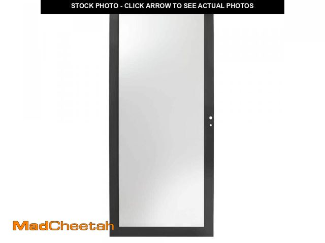 Lot 74-12409271 - Andersen 4000 Series 36 in. x 80 in. Black Right-Hand/Outswing Full View Interchangeable Aluminum St...