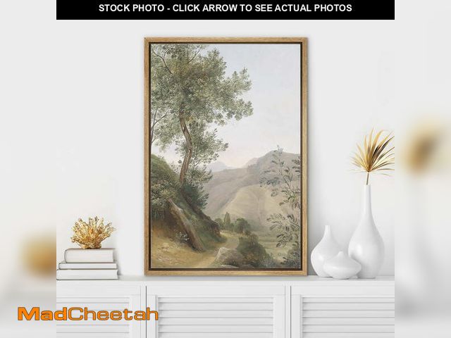 Lot 74-14369411 - PixonSign Framed Wall Art Country Trees Near Mountain Valley Floral/Botanical Nature Wilderness Artw...