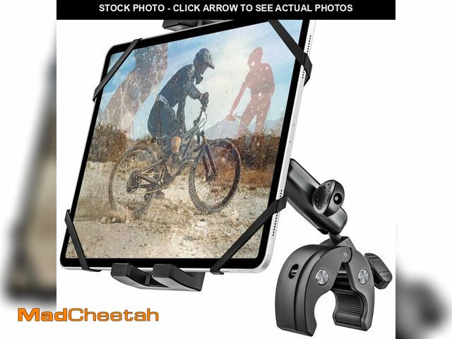 Lot 74-13963155 - Metal iPad Tablet Mount for Boat Helm, Marine, Wheelchair, Golf Cart, Stroller, Treadmill, Spin Bike...