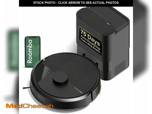 Lot 74-13042173 - iRobot Roomba 105 Vac Robot Vacuum with AutoEmpty Dock - Self-Empties for 75 Days, Easy to use, Inte...