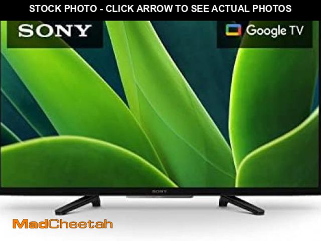 Lot 74-12170257 - Sony 32 Inch 720p HD LED HDR TV W830K Series with Google TV and Google Assistant-2022 Model, Black -...
