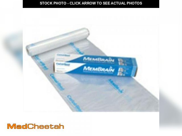 Lot 74-12364983 - CertainTeed MemBrain 8 ft. W X 50 ft. L Unfaced Air Barrier and Smart Vapor Retarder Roll 416.5 sq f...
