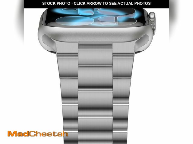 Lot 74-13570456 - iiteeology Lightweight Stainless Steel Band Designed for Apple Watch Series 1-11, 42mm, 41mm, 40mm, ...