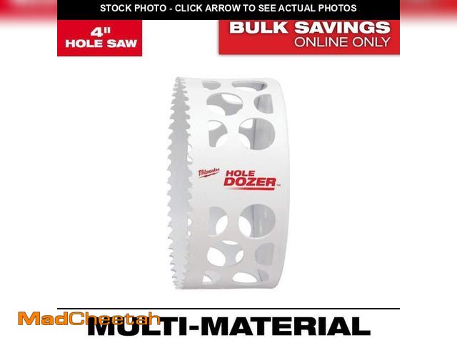 Lot 74-14258139 - Milwaukee 4 in. Hole Dozer Bi-Metal Hole Saw - UNUSED