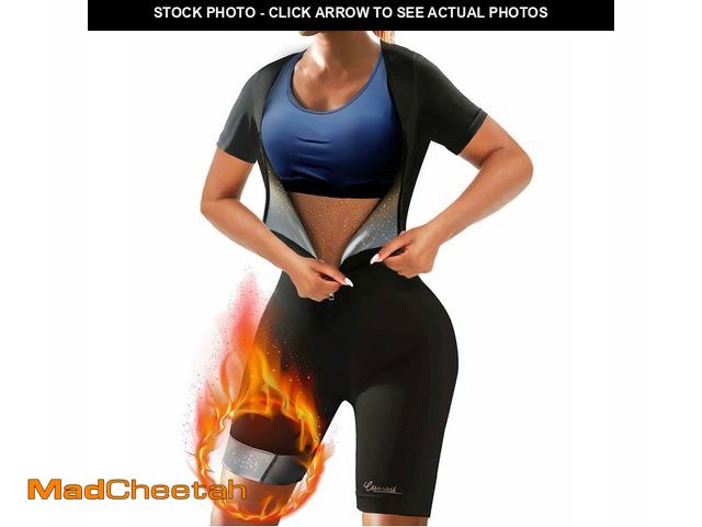 Lot 74-14265631 - CEPORASK Sauna Suit For Women Weight Loss Full Body Workout Sweat Vest Waist Trainer Suana Suite Shi...