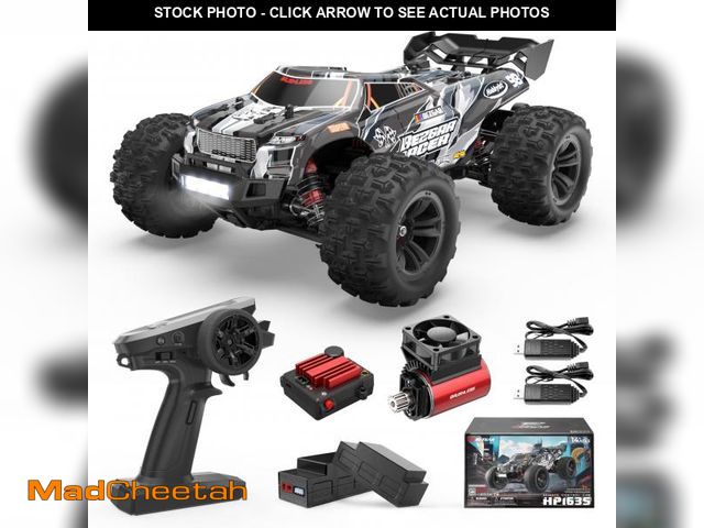 Lot 74-12213712 - BEZGAR HP163S Fast RC Cars for Adults MAX 68KPH | 1/16 Scale Brushless RC Trucks 4x4 Offroad Waterpr...