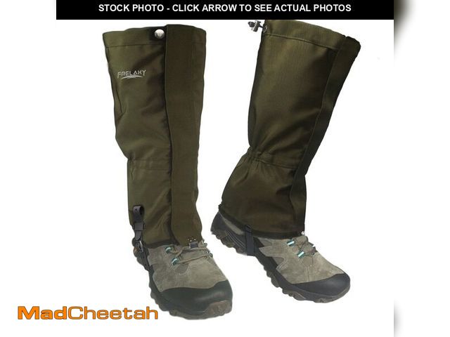 Lot 74-12712034 - Frelaxy Ultra High-Performance Hunting Gaiters, 100% Waterproof Hiking Leg Gaiters with Upgraded Rub...