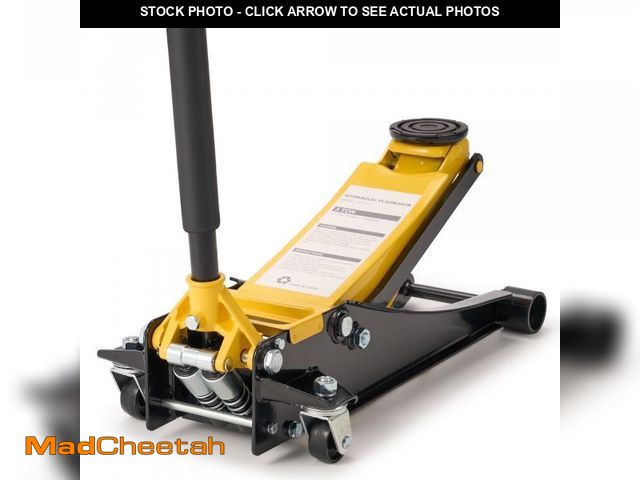 Lot 74-12156184 - Naipo 3 Ton Low Profile Floor Jack, Dual Piston Hydraulic Pump, Heavy Duty All Steel Construction, L...