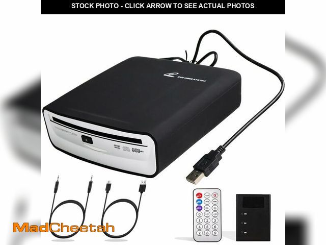 Lot 74-12976690 - Portable Universal CD Player for Car with USB Port AUX Port,USB External CD Player for Vehicle,Lapto...