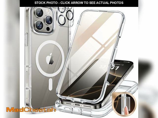 Lot 74-12605457 - Miracase for iPhone 16 Pro Max Case 6.9'', [Bubble Free] Full-Body Bumper Phone case with Built-in F...