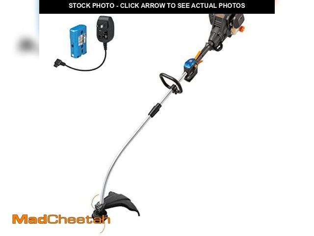 Lot 74-12140075 - LawnMaster No-Pull Gas String Trimmer 25cc 2-Cycle 17-Inch Split Shaft - UNUSED