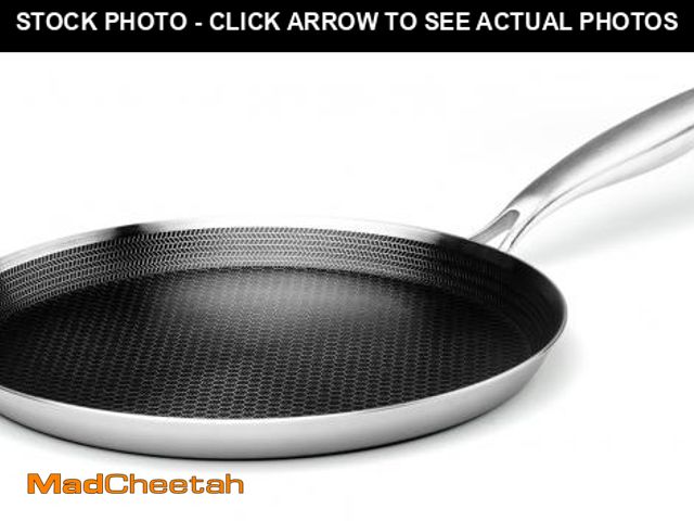 Lot 74-11551595 - Innerwell Stainless Steel Crepe Pan - 12 Inch Nonstick Crepe Pan, Stainless Steel Honeycomb Coating ...