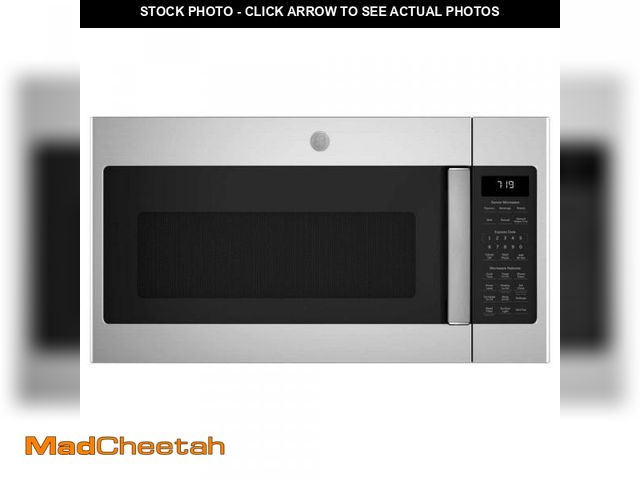 Lot 74-12518962 - GE 1.9 cu. ft. Over-the-Range Microwave in Stainless Steel with Steam Clean, Melt Feature, and Senso...
