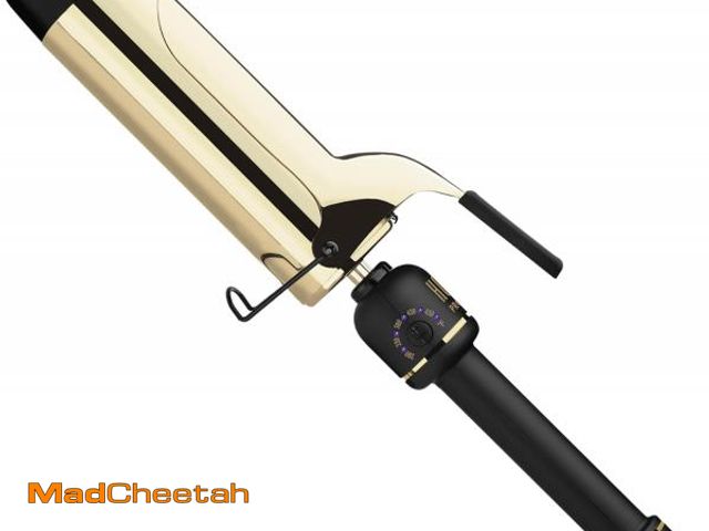 Lot 74-12327431 - HOT TOOLS 24K Gold Professional 2" Extended Barrel Curling Iron with Clamp for Loose Curls - 24K Gol...