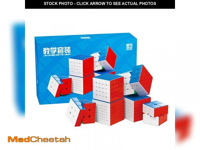 Lot 74-12214701 - Cuberspeed Moyu MFJS WCA 2-7 Set Speed Cube Gift Box Magic Cube Bundle Collection Cube 2x2 3x3 4x4 5...