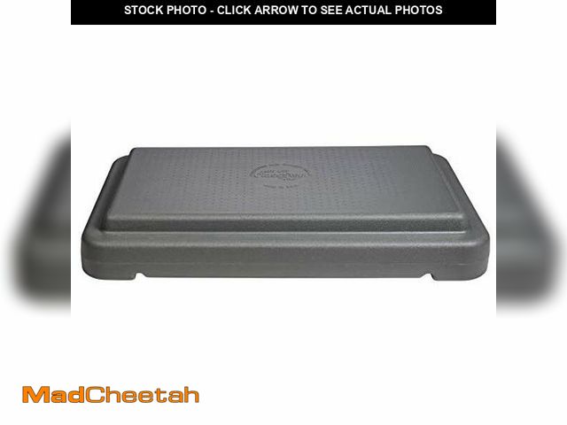 Lot 74-12665354 - The Step (Made in USA) 4 Inch Stackable Aerobic Exercise Platform (Grey) with Non-Slip Surface and N...