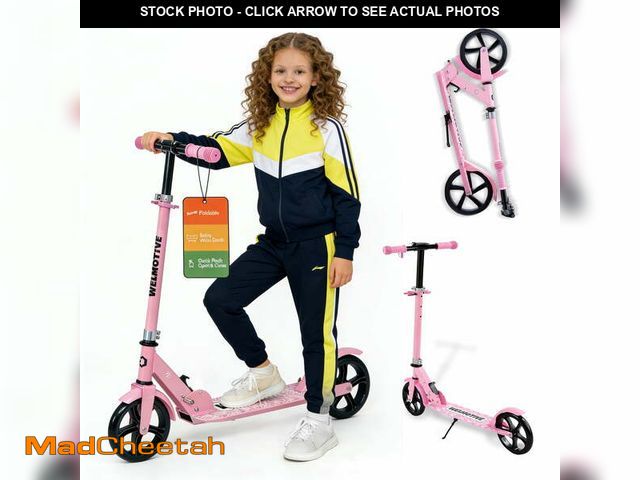 Lot 74-14438004 - Welmotive Scooter for Kids Ages 6+, Teens &amp; Adults, Lightweight Kick Scooter 3 Adjustable Height...