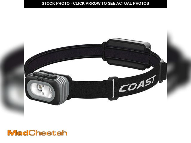 Lot 74-12591837 - *DIRTY* Coast RL22R 1000 Lumens Rechargeable Battery LED Power Headlamp *DIRTY*  - USED