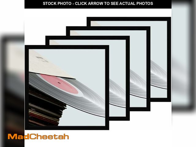 Lot 74-13714310 - eletecpro 12.5x12.5 Vinyl Record Frame, Matte Black Album Picture Frame Fits 12x12 LP and Cover, Stu...