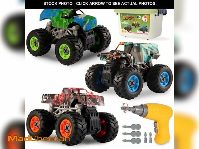 Lot 74-13955286 - Trovogil Take Apart Monster Truck Toys for Kids 3 4 5 6 7 8 Year Old Boys, STEM Educational Building...