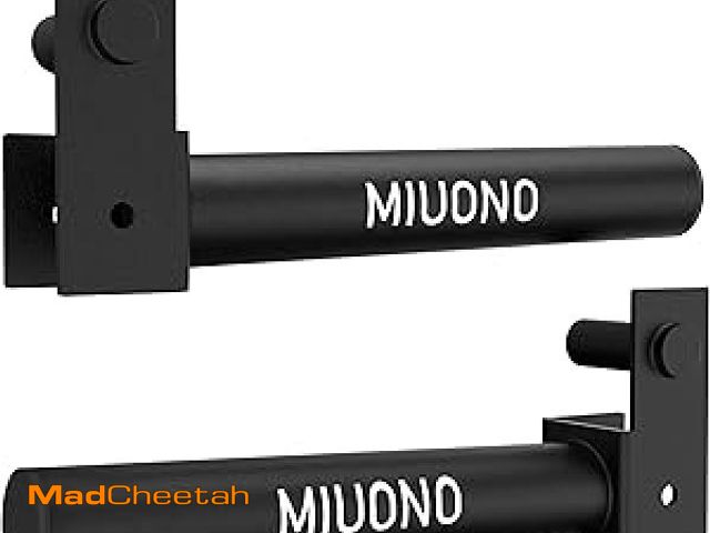 Lot 74-12125605 - MIUONO Weight Plate Holder, Weight Plate Rack Storage for 2X2 Power Rack Attachments, Extended Versi...