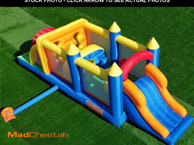Lot 74-12392933 - HuaKastro 20.5FT(L) Extended Inflatable Obstacle Course Bounce House for Kids Party Easter Event, wi...