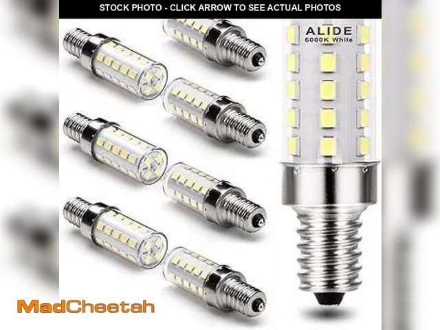 Lot 74-12124585 - ALIDE E12 40w Replacement LED Candelabra Bulbs C7,Non-Dimmable,6000K Daylight Bright Cool White, T6 ...
