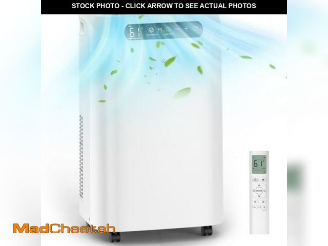 Lot 74-12107863 - Agtana 14000 BTU Portable Air Conditioner with LCD Remote  Dehumidifier  Fan  up to 700 Sq. Ft - UNU...