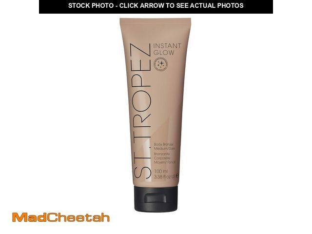 Lot 74-14302513 - St.Tropez Instant Glow Face &amp; Body Bronzer, Medium to Dark Smudge-Proof, Vegan, Natural &amp; Cr...