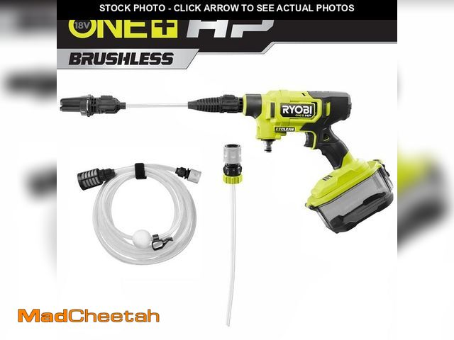Lot 74-13693472 - RYOBI ONE+ HP 18V Brushless EZClean 600 PSI 0.7 GPM Cordless Cold Water Power Cleaner (Tool Only) - ...