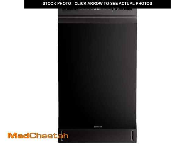 Lot 74-13677946 - Midea 18 in. Front Control Built-In Dishwasher in Black with 6-Cycles, Stainless Steel Tub, Heated D...