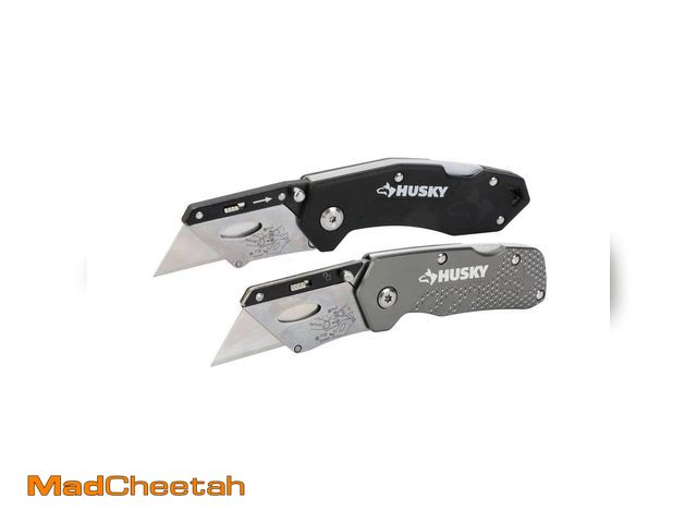 Lot 74-14610009 - 6-Pack Folding Utility Knives - UNUSED