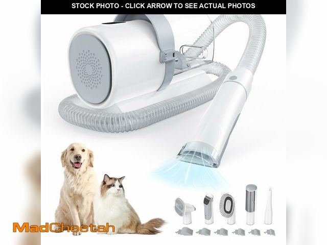 Lot 74-12717560 - Sweetcrispy Pet Grooming Vacuum Kit, Professional Dog Grooming Clippers with 2.5L Cup, 3 Suction Mod...