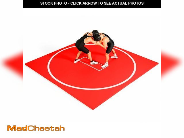 Lot 74-12660253 - VELOVA 9'x9' Wrestling Mat, Bjj Martial Arts Karate Boxing Judo MMA Jiu Jitsu Mats for Practice or A...