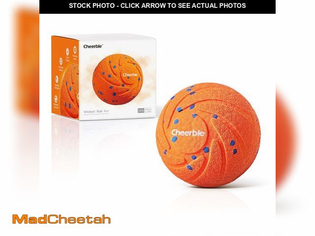 Lot 74-14207316 - Cheerble Smart Interactive Dog Toy, Wicked Ball AIR, Automatic Moving, Bouncing, Rotating, IPX7 Wate...