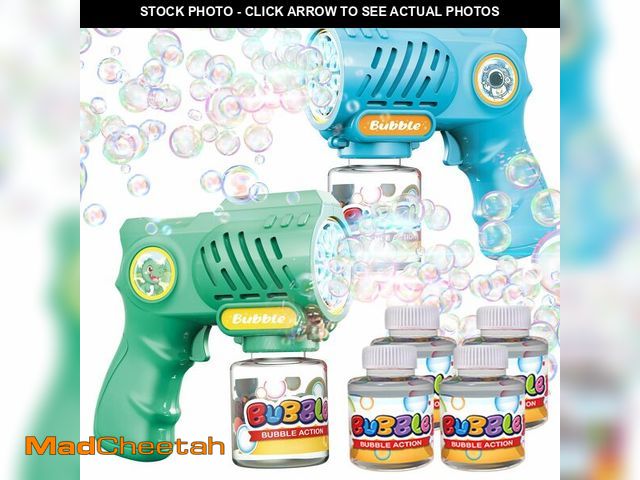 Lot 74-14266597 - EagleStone Toys for 3+ Year Old Boys Girls, 2 Pack Bubble Gun Machine with Bubble Solution, Outdoor ...
