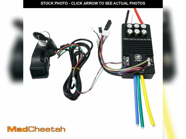 Lot 74-12700721 - FLIPSKY 75200 Pro V2.0 84V 200A with Aluminum PCB with Key Switch Based on VESC for Electric Skatebo...