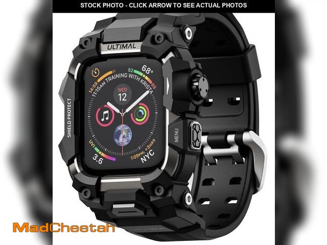 Lot 74-12052871 - ULTIMAL Rugged Case with Band for Apple Watch 44mm,Compatible with Apple Watch Series SE/SE 2nd Gene...