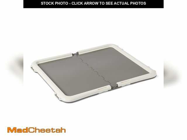 Lot 74-13802674 - Basics Dog Training Pad Holder with Secured Latches, Extra Thick and Non-Slip Base, Recycled Plastic...
