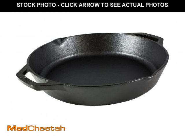 Lot 74-11552930 - Lodge 12 Inch Pre-Seasoned Cast Iron Skillet - Dual Assist Handles - Use in the Oven, on the Stove, ...