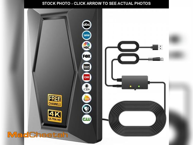 Lot 74-12431744 - 2025 TV Antenna Indoor Antenna for Smart TV Long Range Reception HD Digital Antenna Outdoor with Amp...