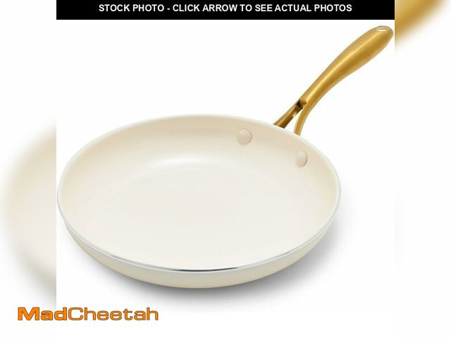 Lot 74-13331464 - GreenPan Swift 10" Ceramic Nonstick Frying Pan Skillet, PFAS &amp; PFOA-Free Healthy Cooking, Gold S...