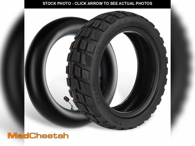 Lot 74-13625455 - GYL 10x2.75-6.5 Off-road Rubber Outer Tire with 10 Inch Inner Tube for Speedway 5 Dualtron 3 Hover-1...