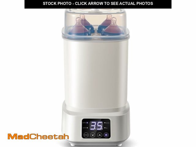 Lot 74-14144897 - Baby Bottle Steamer and Dryer: 8 in 1 Compact Electric Steam - Portable for Travel and Home Use - fo...