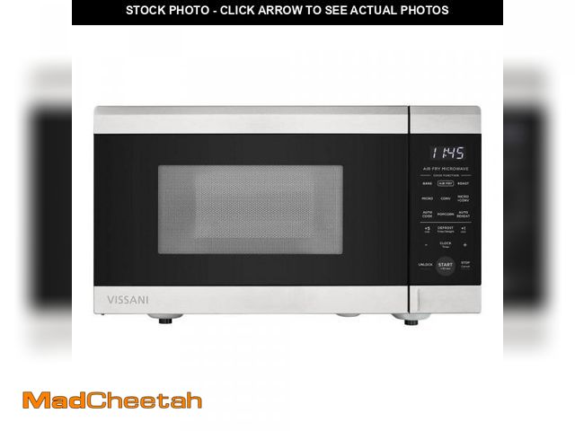 Lot 74-12541901 - Vissani 19 In. 0.9 Cu. Ft. 900-Watt Countertop Microwave Oven In Stainless Steel With Co - UNUSED