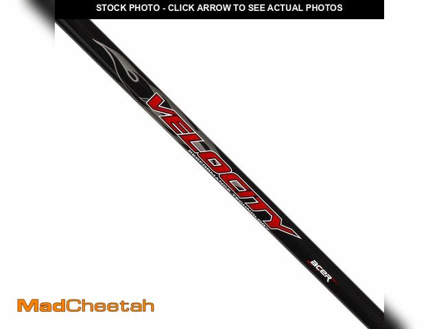 Lot 74-12632758 - Acer Velocity Black .370" Graphite Golf Club Shafts for Irons, Regular/Stiff Combination Flex for Me...