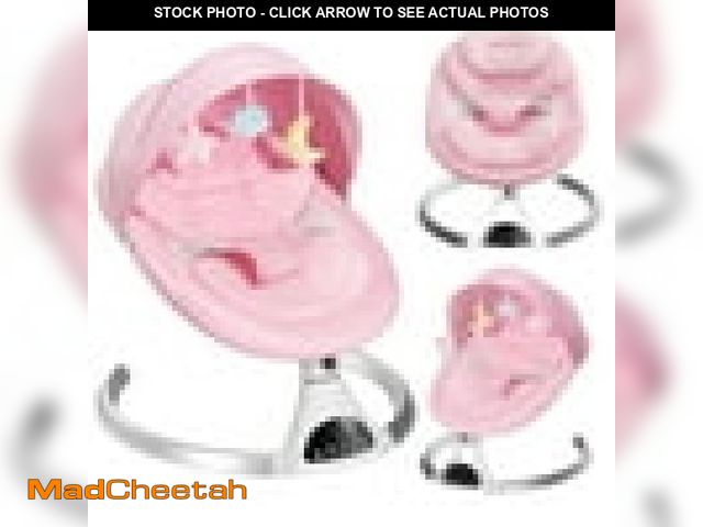 Lot 74-12479615 - (MISSING REMOTE) Harppa Electric Baby Swing For Infants Portable Baby Bouncer With Bluetooth Remote ...